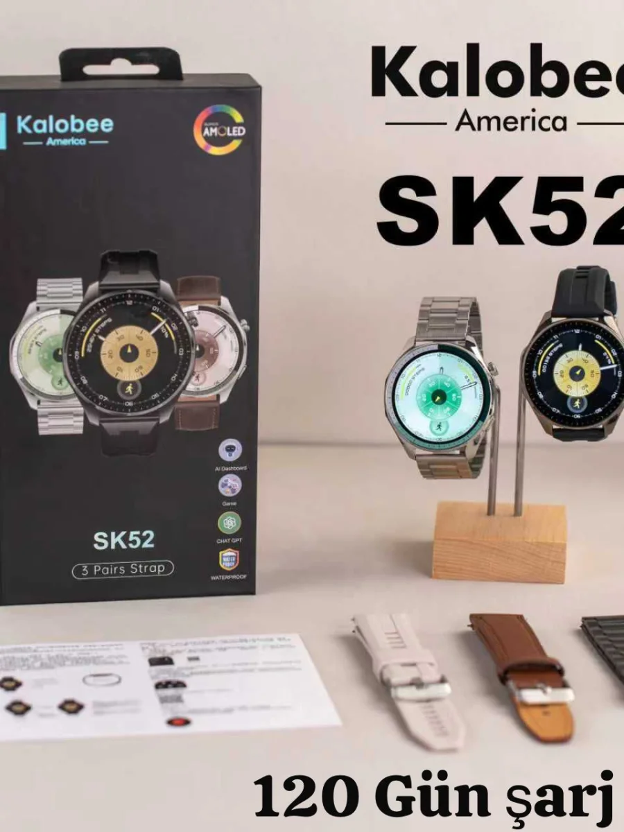 KALOBEE SK 52 AKILLI SAAT – PREMIUM SERİ ⌚